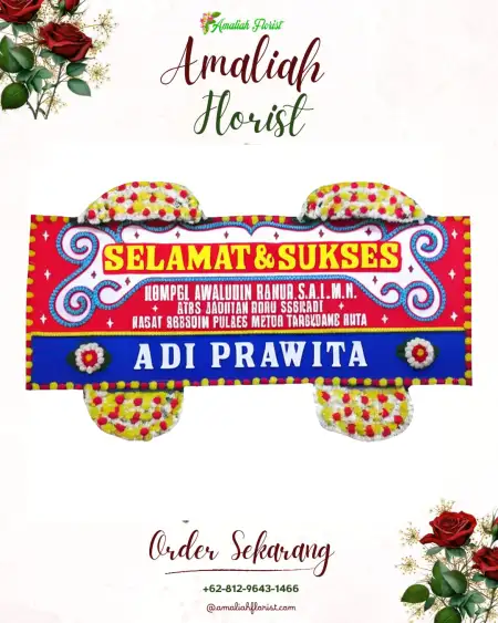 Papan Bunga Ucapan Selamat Kledungkradenan